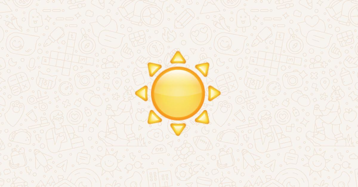 Qué significa el emoji de sol en WhatsApp: se suele usar para indicar varias cosas