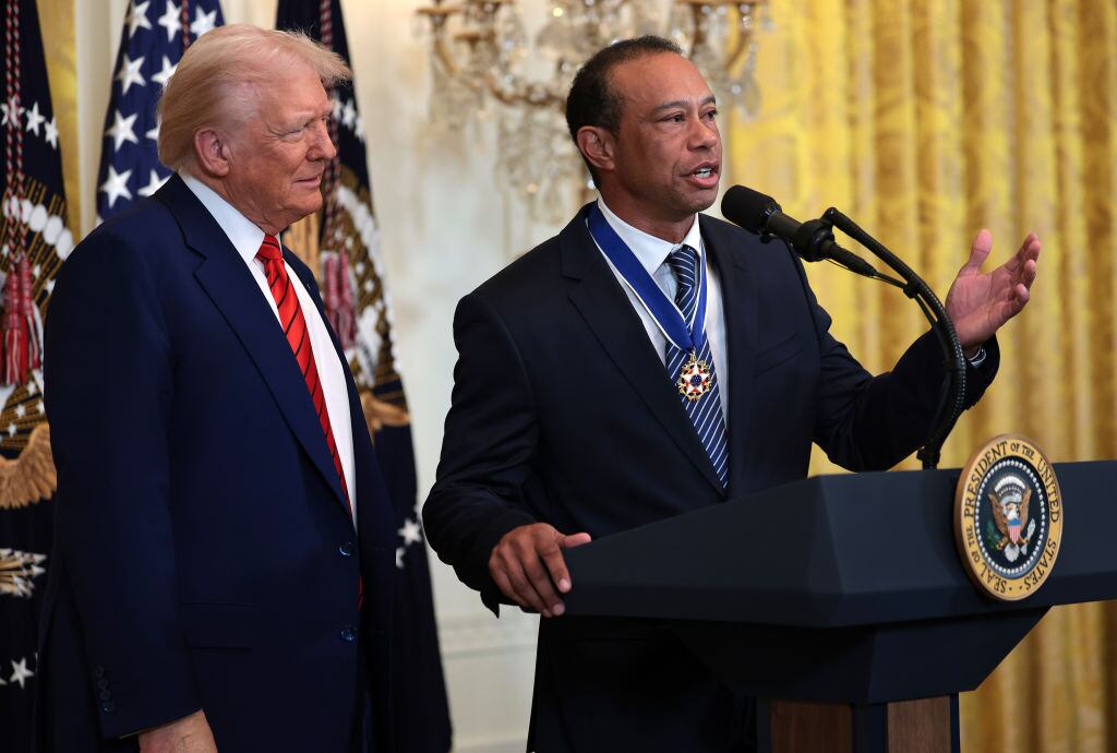 Tiger Woods Donald Trump