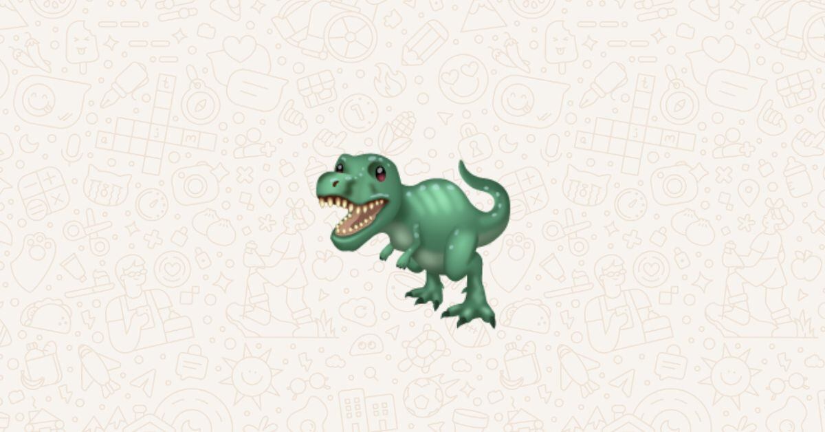 Qué significa el emoji de dinosaurio en WhatsApp: esto es lo que quiere decir si te lo mandan