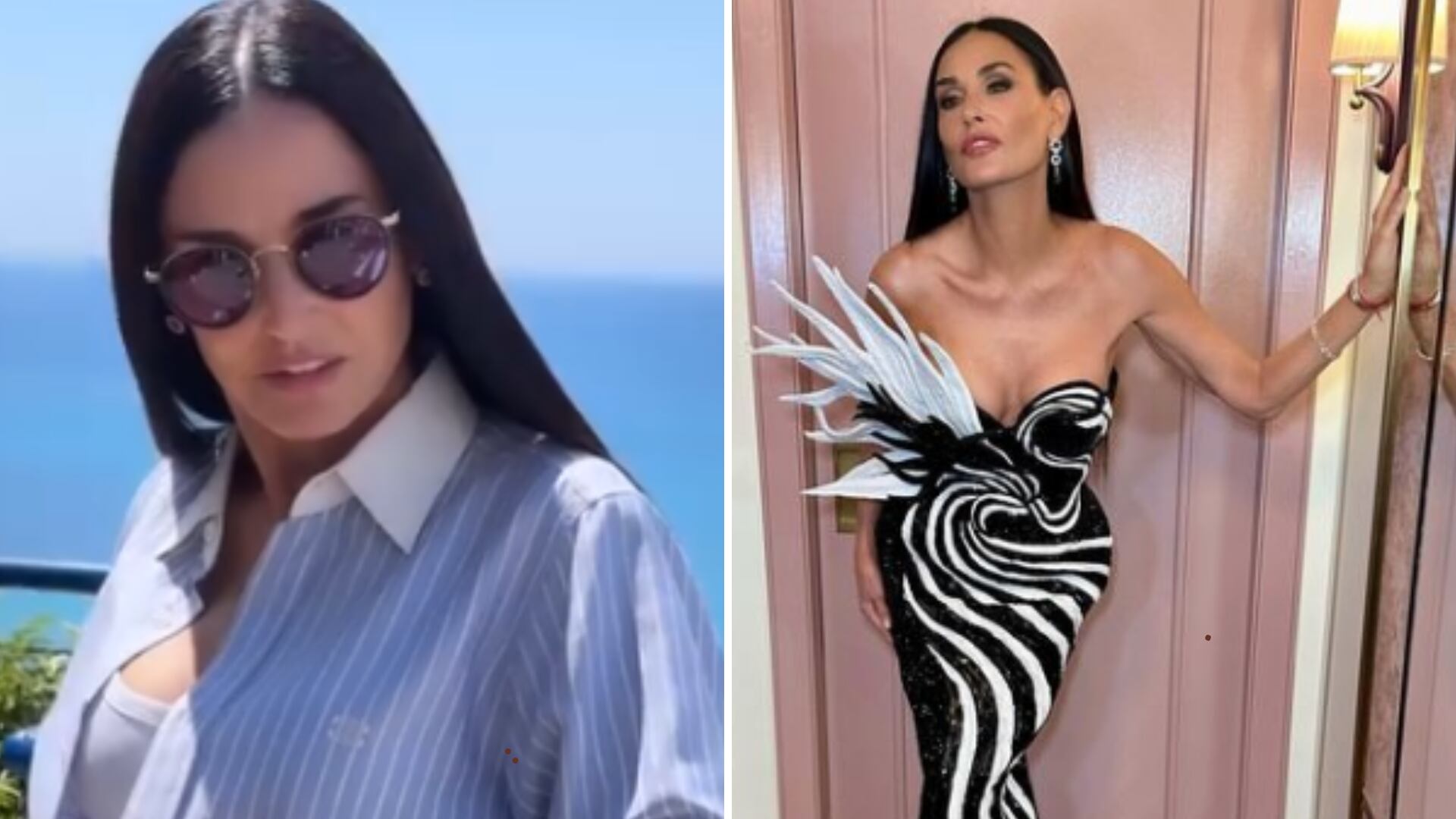 Demi Moore confesó que hizo una humillante rutina de ejercicios para recuperar su figura tras parir