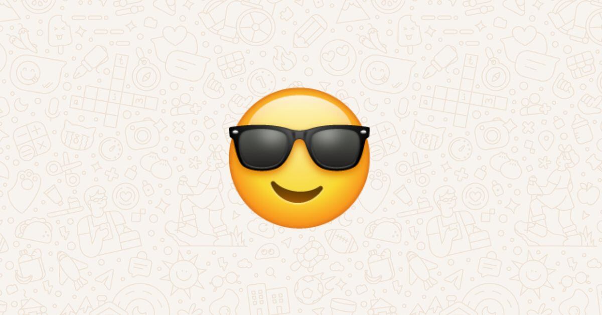 Qué significa el emoji con gafas de sol en WhatsApp: representa varias cosas diferentes
