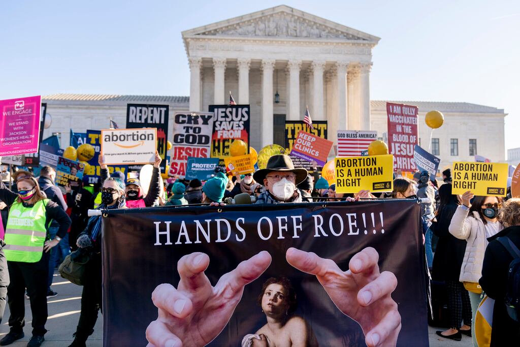 En junio de 2022 se decidió anular la sentencia histórica del caso de Roe contra Wade (AP).